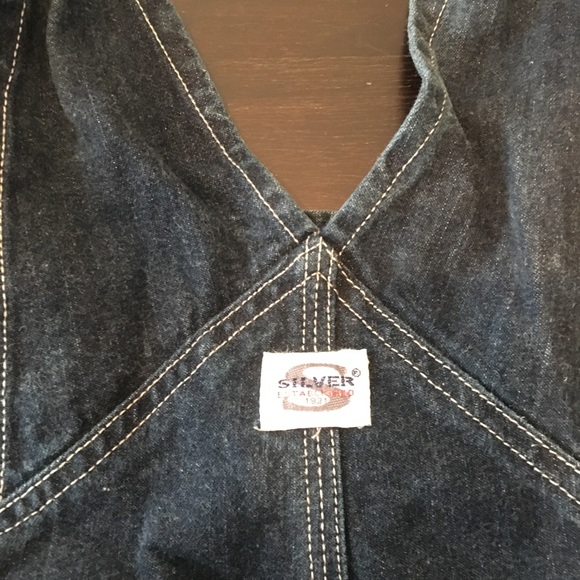 Vintage Silver Jeans Overalls - Picture 5 of 7